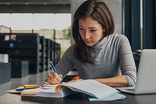 student-studying